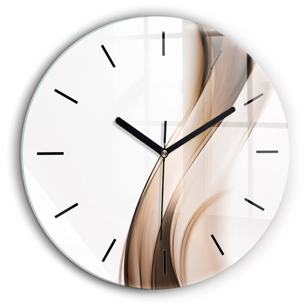 Fali üvegóra kerek 60cm Absztrakt vonal