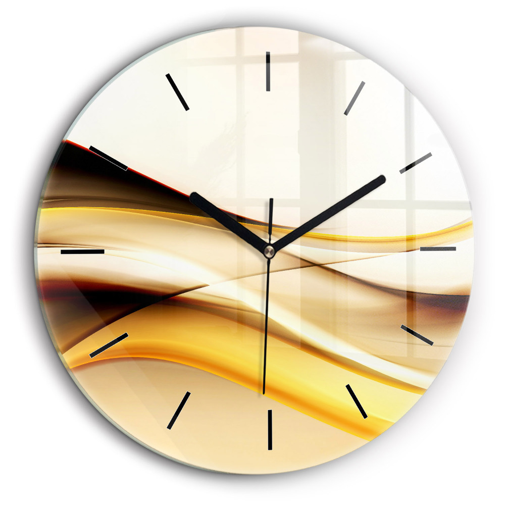 Kerek falióra 60cm Hullám absztrakció