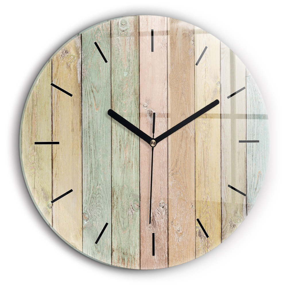 Fali üvegóra kerek 60cm Színes táblák