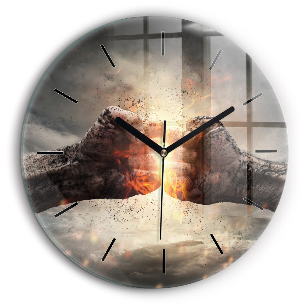 Kerek falióra 60cm Öklök erő