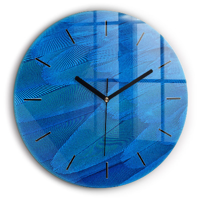 Kerek fali üvegóra 60cm Madártoll