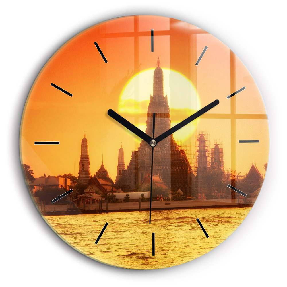 Kerek üvegóra 60cm Wat arun Bangkok Thaiföld