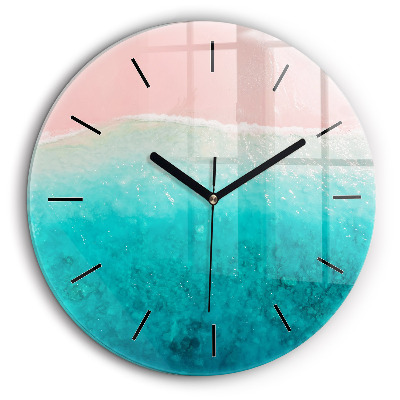 Kerek fali üvegóra 60cm Tengerparti homok