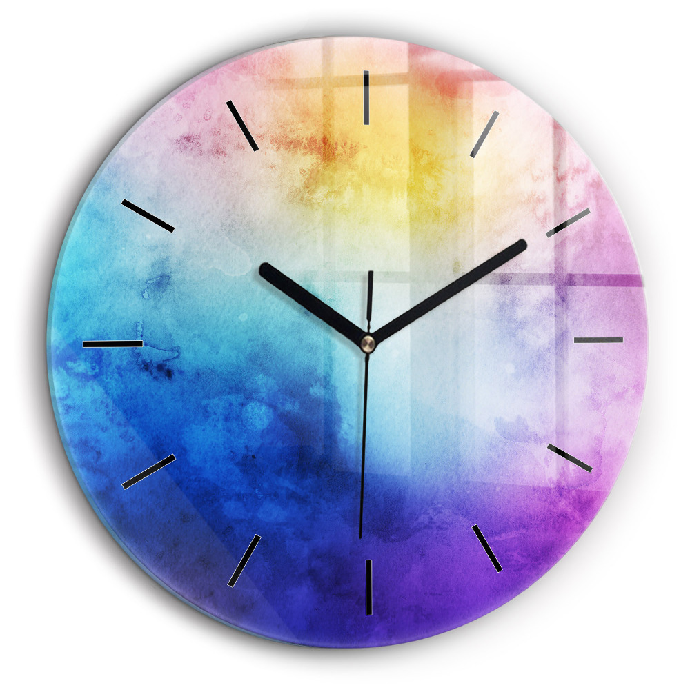 Kerek falióra 60cm Színes foltok