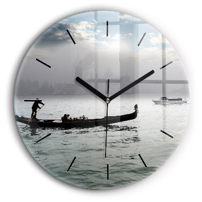 Kerek fali üvegóra 60cm Gondola Velencében