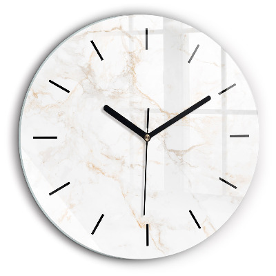 Fali üvegóra kerek 60cm Elegáns márvány