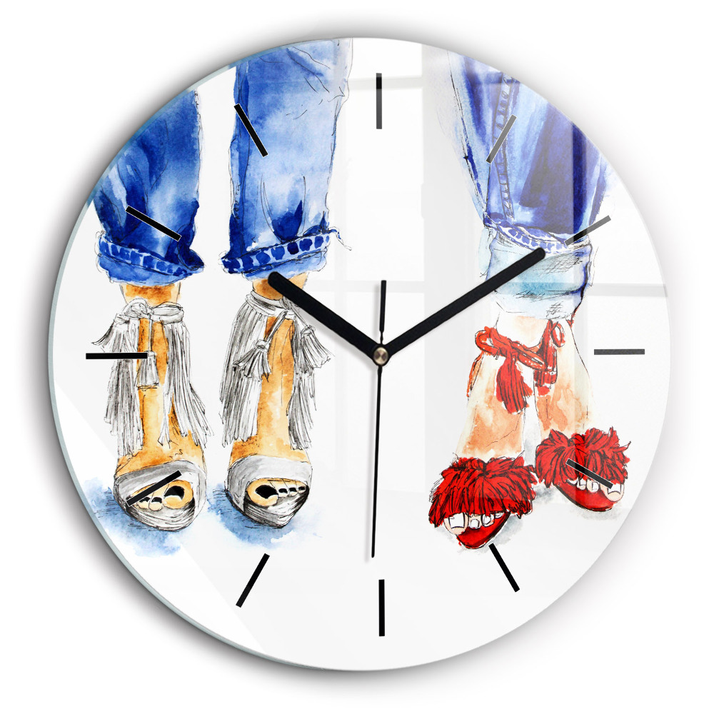 Egyedi üvegóra kerek 60cm Női kitűzők