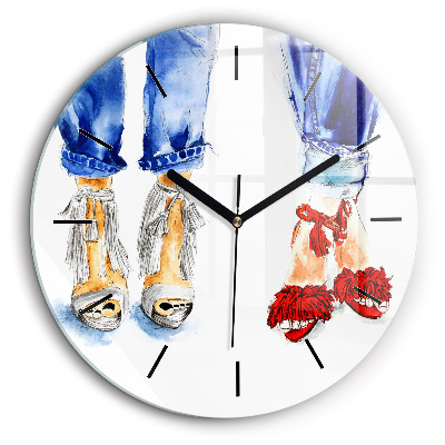 Egyedi üvegóra kerek 60cm Női kitűzők