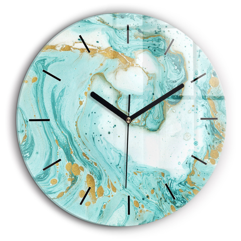 Kerek falióra 60cm Márvány textúra