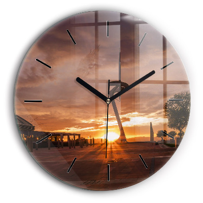 Kerek üvegóra 60cm Barcelonai Olimpiai Park