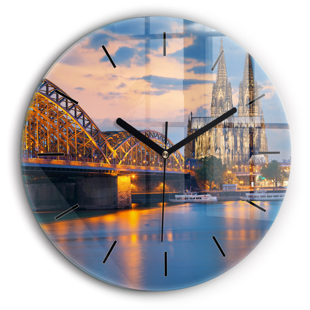 Kerek falióra 60cm A városháza látképe