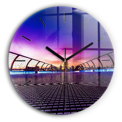 Fali üvegóra kerek 60cm Szent Pál katedrális