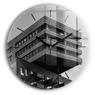 Kerek üvegóra 60cm Építészet Amszterdamban