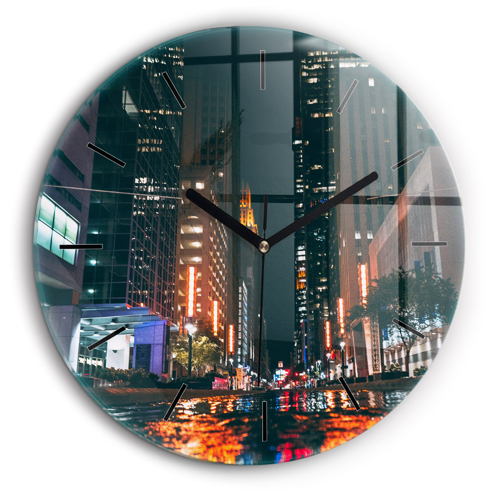 Egyedi üvegóra kerek 60cm Hotel Houstonban