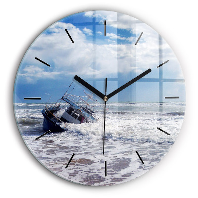Kerek falióra 60cm Elsüllyedt vízi jármű