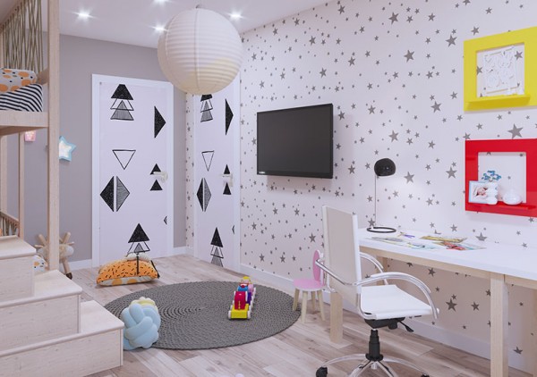 Geometria a belső terekben: a tapétától a csempékig