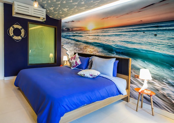 Trópusi paradicsom otthon: tengerparti és tengeri falfestmények