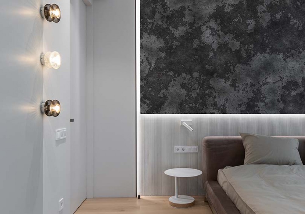 modern stílusú hálószoba